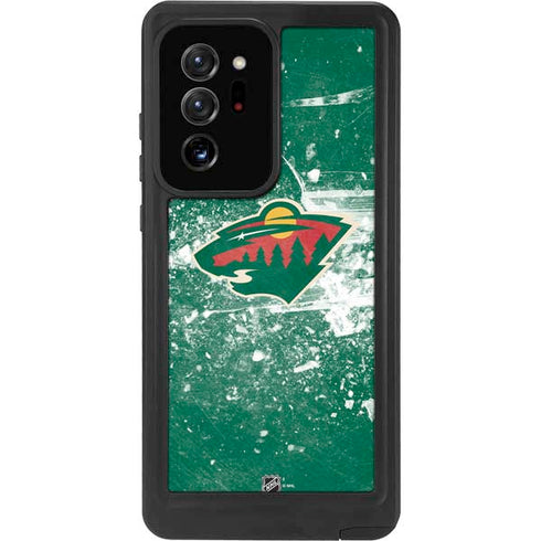 NHL Minnesota Wild Frozen Galaxy Note20 Ultra 5G Waterproof Case
